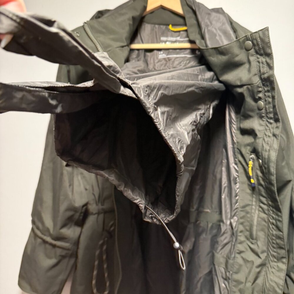 Lole Piper Oversized Packable Rain Jacket Olive Large NWOT - Picture 7 of 10